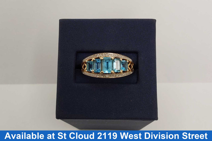 Women's Ring - Yellow Gold 14k (.585) 3.595 grams Size 9.5