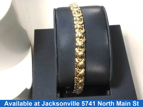 Fox Tail Bracelet - Yellow Gold 10k (.417) 10.4 grams 7 inch