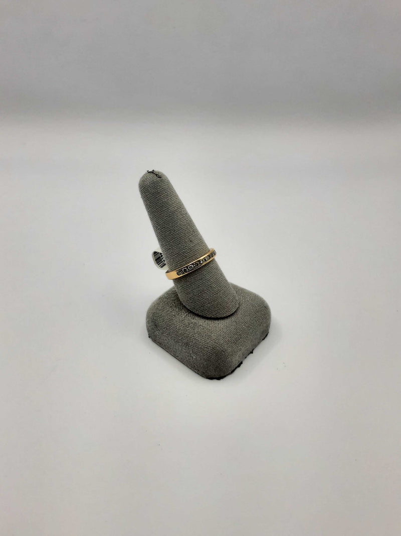 14kt Fancy Wedding Band