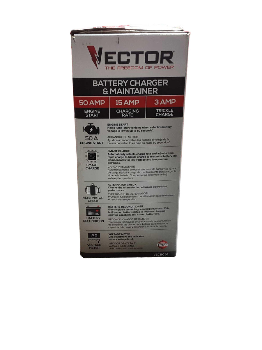 Vector Vecbc50 White Battery Charger