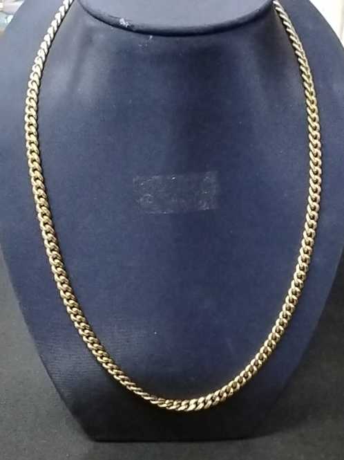 Cuban Link Chain - Yellow Gold 10k (.417) 12.2 grams 22 inch