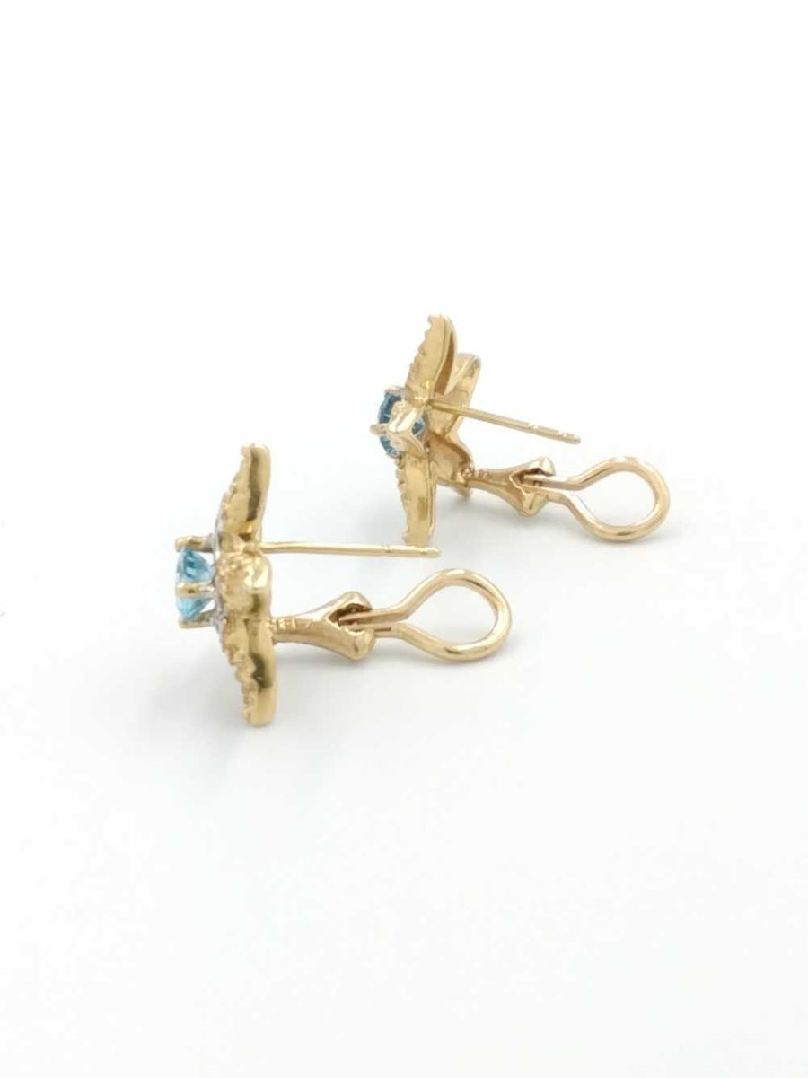 Earrings - Yellow Gold 14k (.585) 5.8 grams