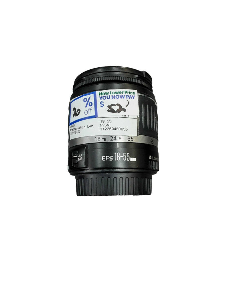 Canon 18.55 Black Photographic Lens