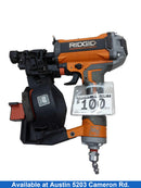 Ridgid R175rnf Orange Pneumatic Roofing Nailer