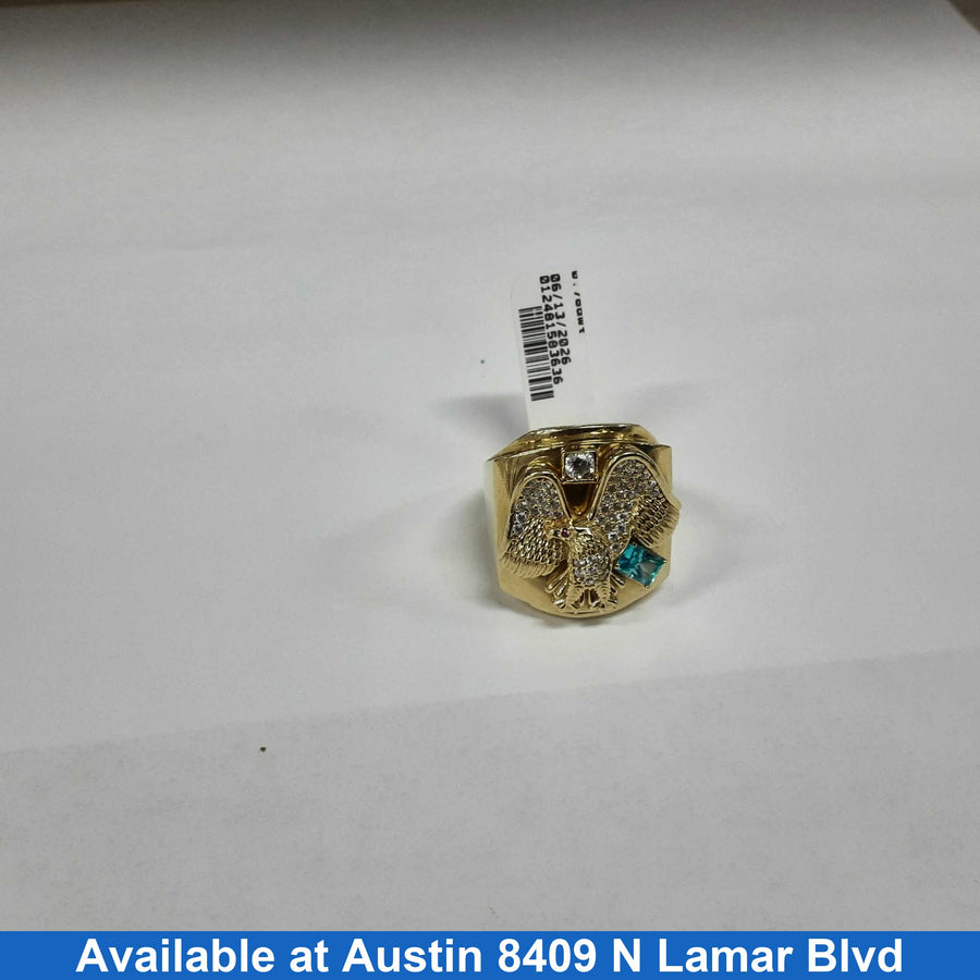 Men's Ring - Yellow Gold 14k (.585) 15.8 grams Size 10