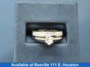 Ring - Engagement Set - White Gold 14k (.585) 5.1 grams Size 7.5