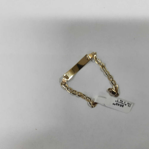 ID Bracelet - Yellow Gold 14k (.585) 3.6 grams 7 inch