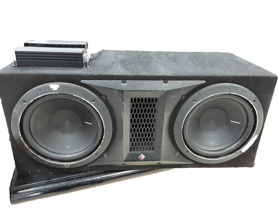 Rockford Fosgate P1-2x10 Black Car Sub-Woofer