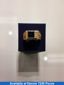Women's Ring - Solitaire - Yellow Gold 10k (.417) 11.3 grams Size 13