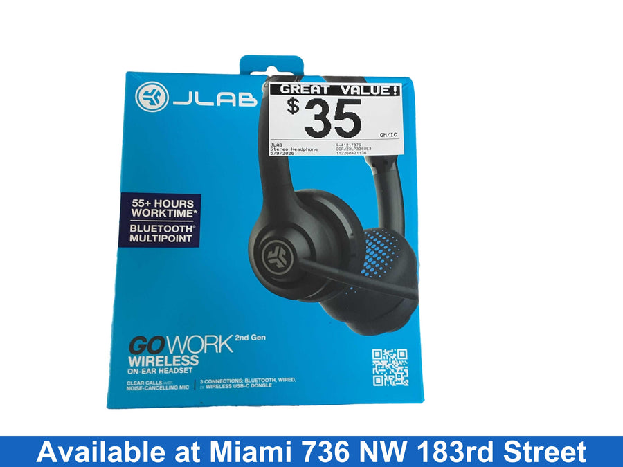 Jlab 21-092024 Black Stereo Headphone