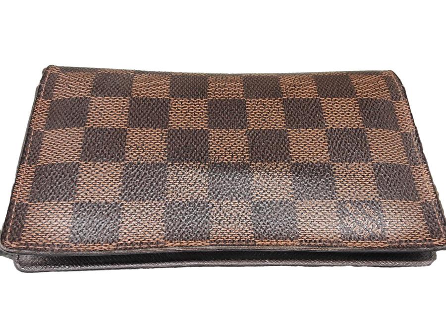 Louis Vuitton Pocket Agenda Cover Brown Wallet