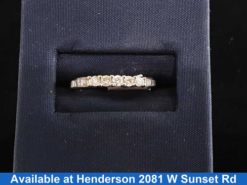Ring - Wedding Band - White Gold 14k (.585) 1.3 grams Size 6