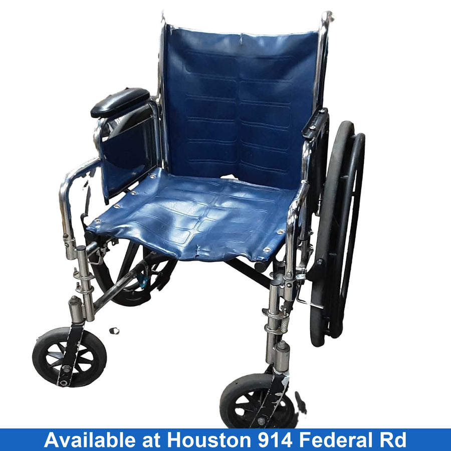 Blue Manual Wheelchair