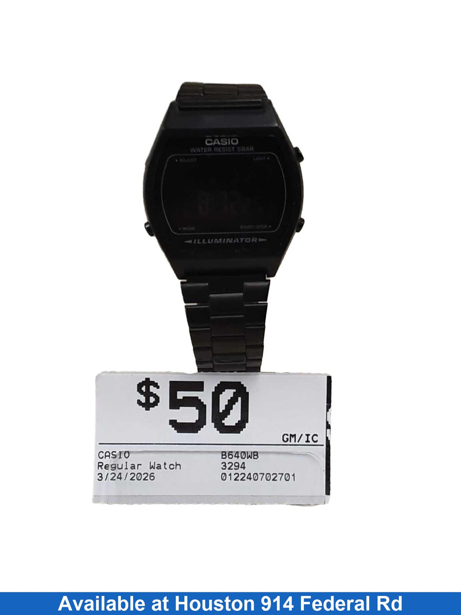 Casio B640wb Black Regular Watch