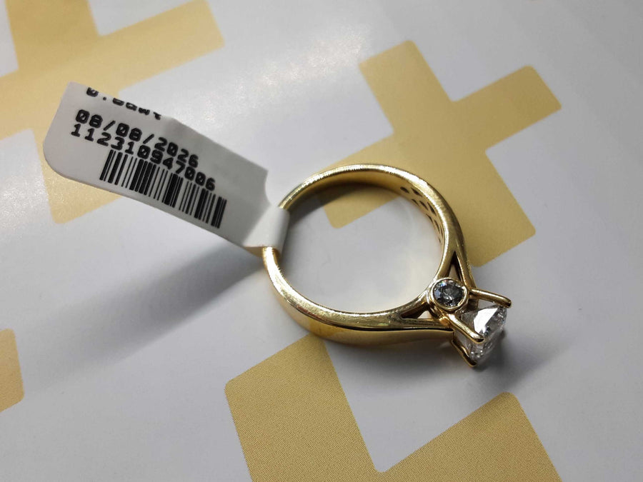 Ring - Engagement Set - Yellow Gold 14k (.585) 3.7 grams Size 7