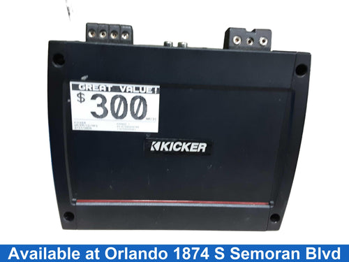 Kicker Kxa800.1 Black Car Audio System