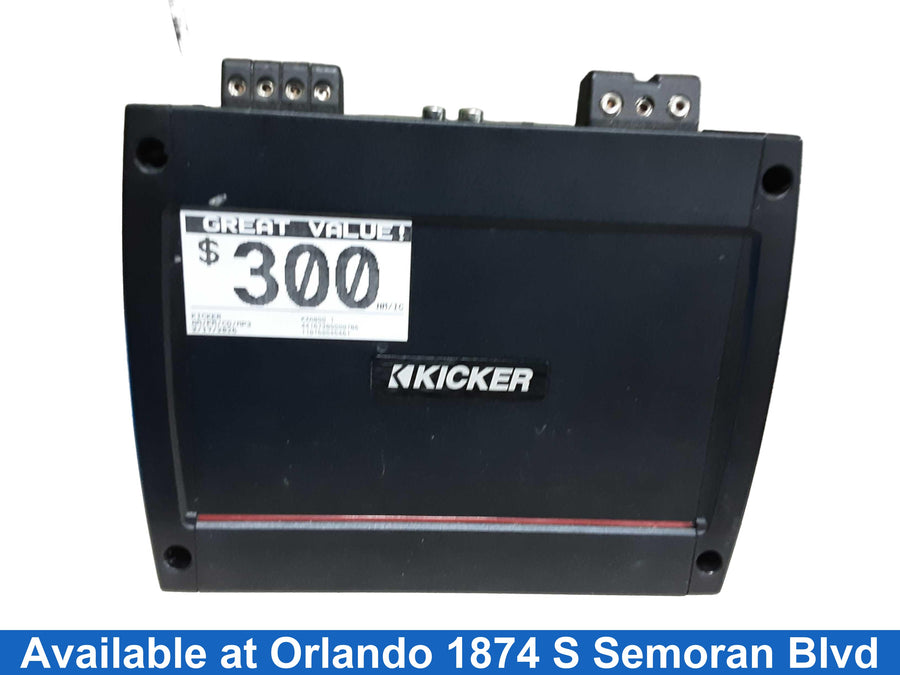Kicker Kxa800.1 Black Car Audio System
