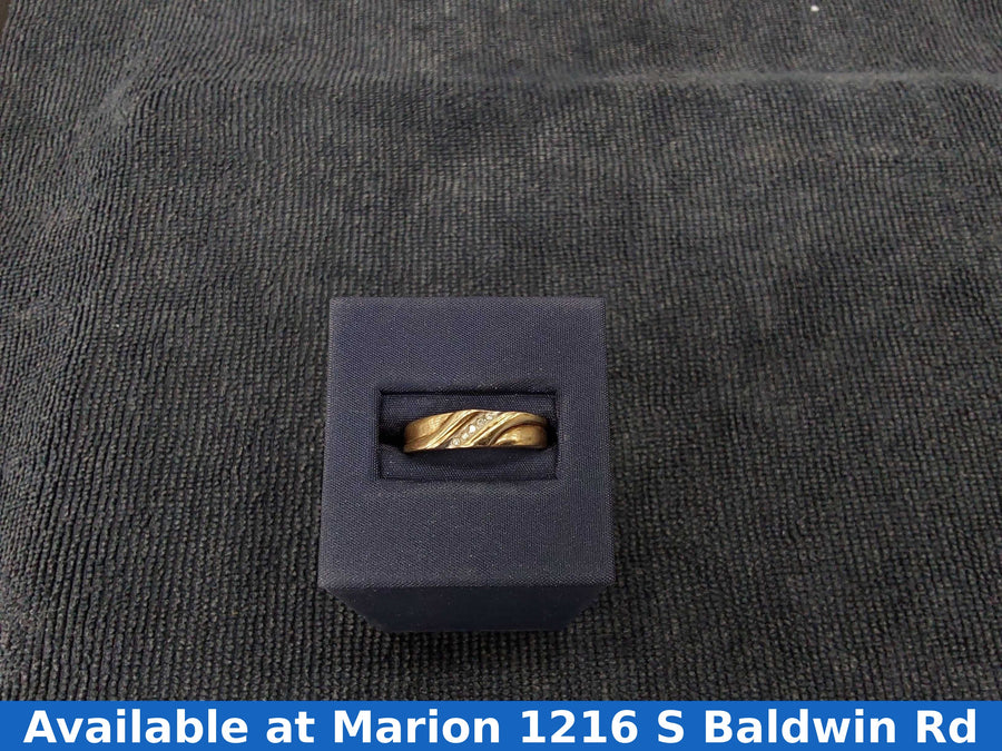 Ring - Wedding Band - Yellow Gold 10k (.417) 2.3 grams Size 8