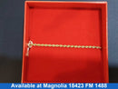 Rope Bracelet - Yellow Gold 10k (.417) 1.5 grams 7 inch