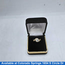 Ring - Wedding Set - Yellow Gold 14k (.585) 4.3 grams Size 6