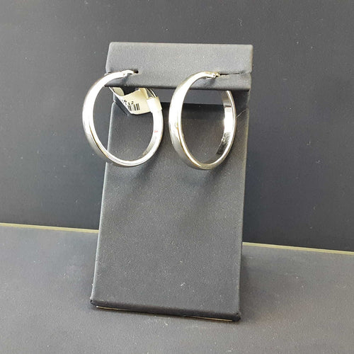Bangle Earrings - White Gold 14k (.585) 3.9 grams