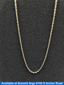 Rope Chain - Yellow Gold 14k (.585) 11.1 grams 25 inch