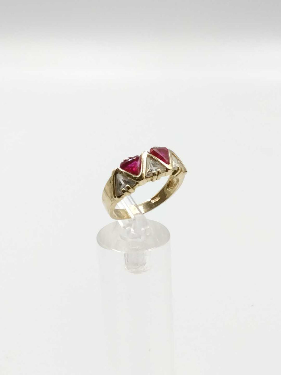 Women's Ring - Yellow Gold 14k (.585) 4.3 grams Size 8