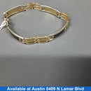 Box Bracelet - Yellow Gold 14k (.585) 17.6 grams 8 inch