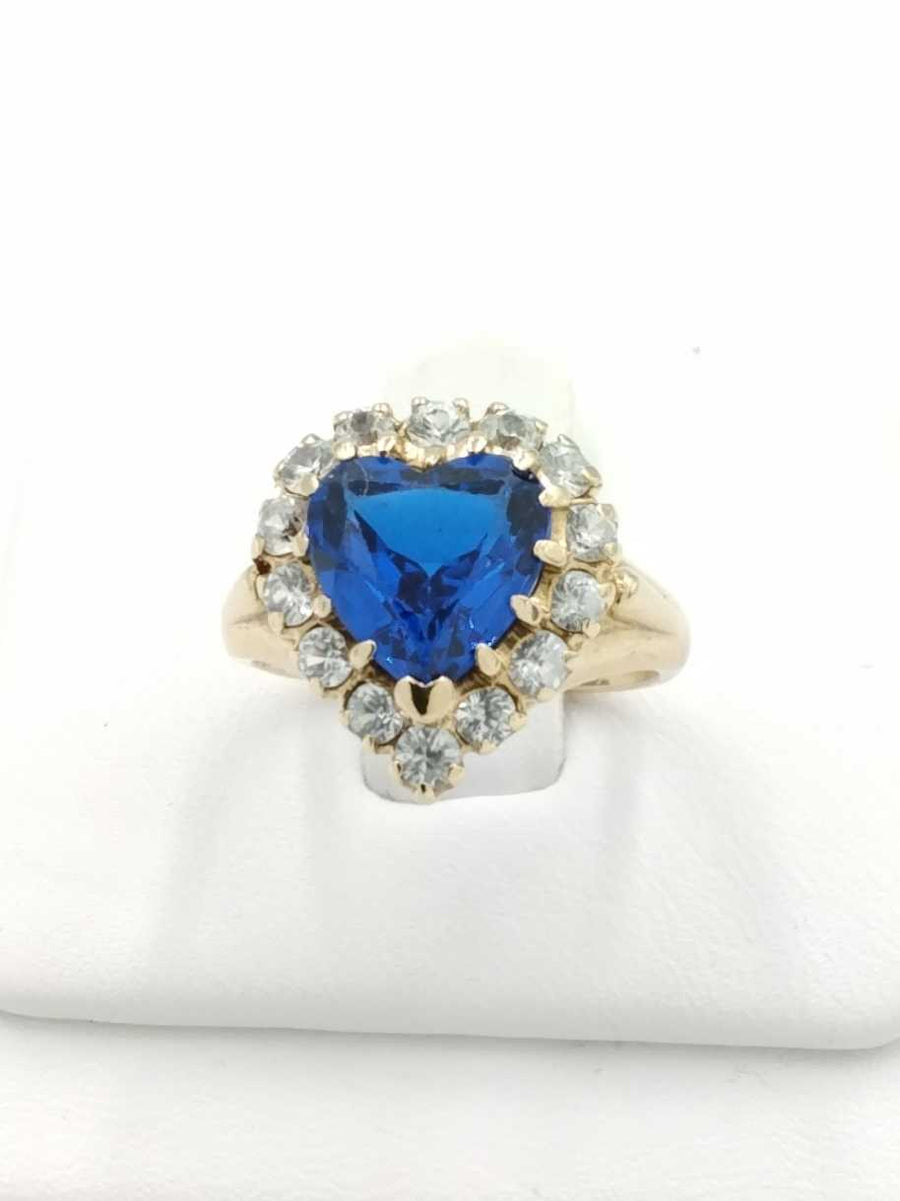 Women's Ring - Yellow Gold 10k (.417) 3.8 grams Size 5.5