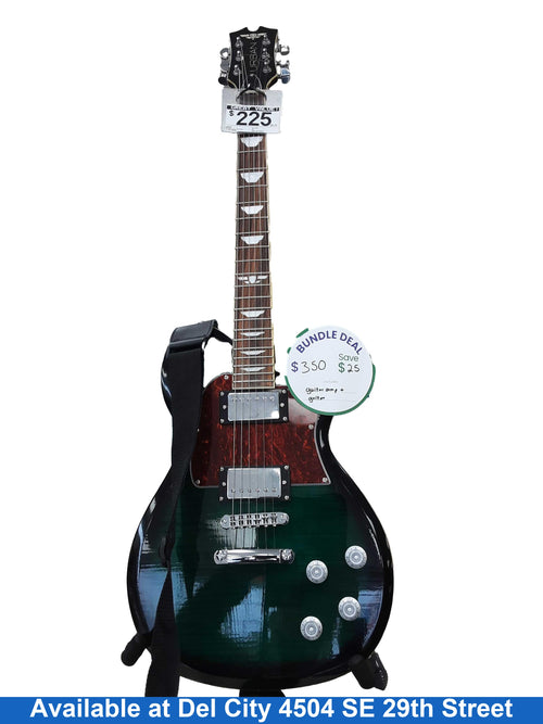 Urban Guitar Black Electric Classic Guitar
