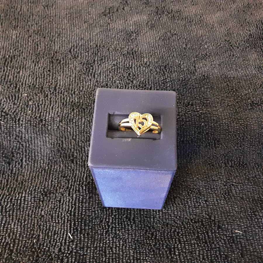 Women's Ring - Yellow Gold 14k (.585) 2.3 grams Size 8