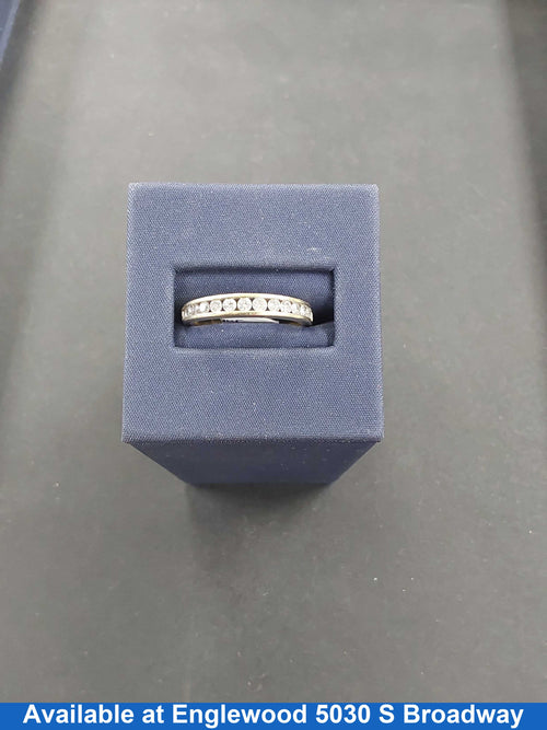 Women's Ring - Anniversary - Yellow Gold 10k (.417) 2.3 grams Size 7.5