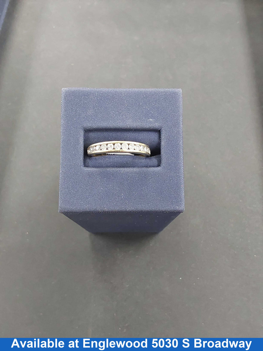 Women's Ring - Anniversary - Yellow Gold 10k (.417) 2.3 grams Size 7.5