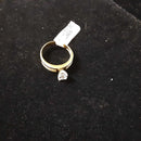 Women's Ring - Solitaire - Yellow Gold 10k (.417) 3.6 grams Size 7