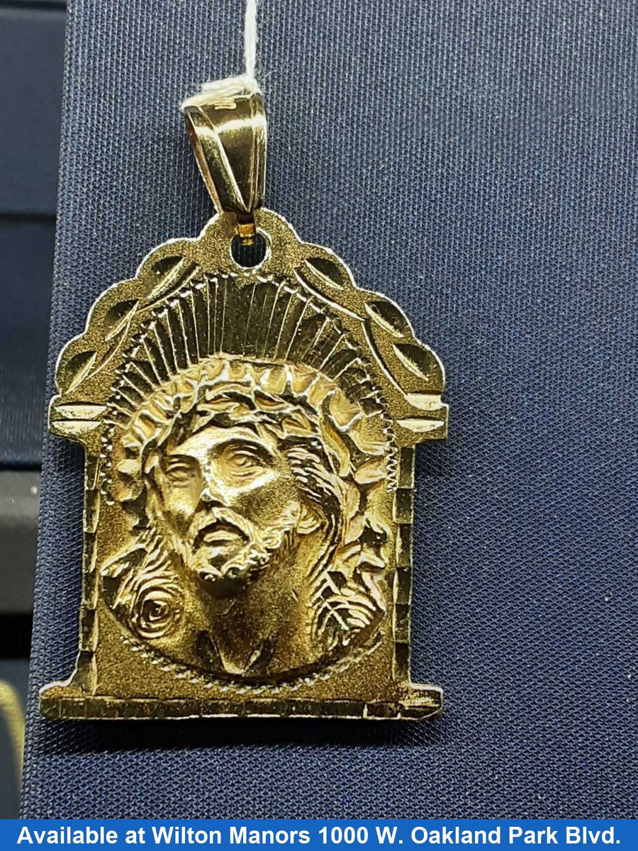 Religious Pendant - Yellow Gold 14k (.585) 5.7 grams