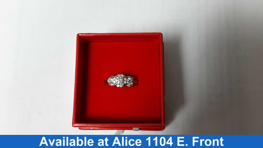 Women's Ring - White Gold 14k (.585) 3.2 grams Size 6.5