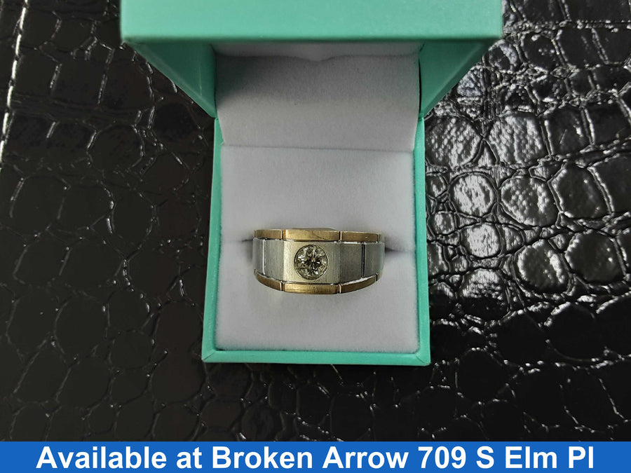 Men's Ring - Yellow Gold 10k (.417) 10.4 grams Size 12.5
