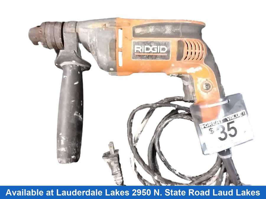 Ridgid Nma Orange Corded Right-Angle Drill