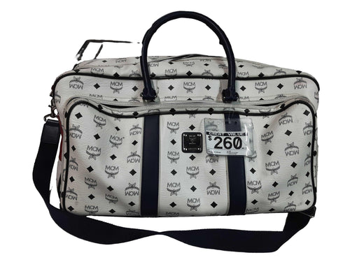 Mcm U0180 White Purse / Handbag