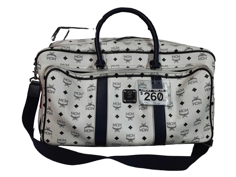 Mcm U0180 White Purse / Handbag