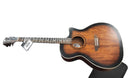 Luna Art V Gae Brown Acoustic / Electric Classic Guitar