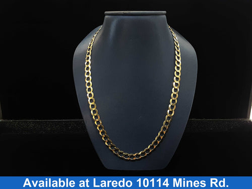 Cuban Link Chain - Yellow Gold 10k (.417) 22.6 grams 7 inch