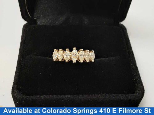 Women's Ring - Yellow Gold 14k (.585) 3.8 grams Size 20
