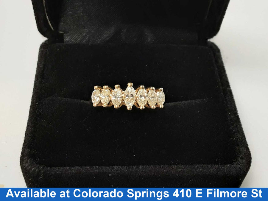 Women's Ring - Yellow Gold 14k (.585) 3.8 grams Size 20