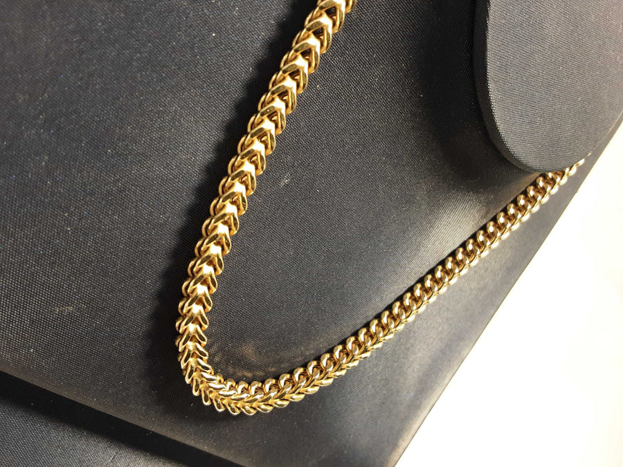 Fox Tail Chain - Yellow Gold 10k (.417) 24.9 grams 26 inch