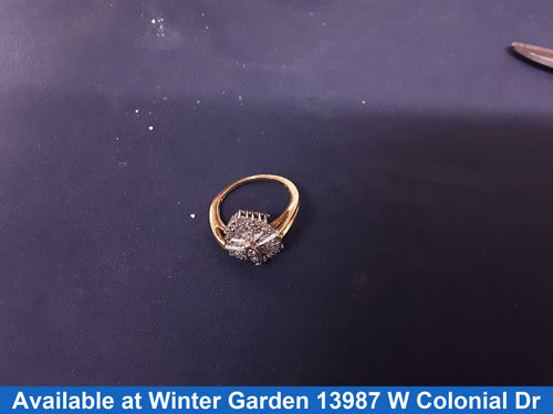 Women's Ring - Yellow Gold 14k (.585) 4.5 grams Size 7.5
