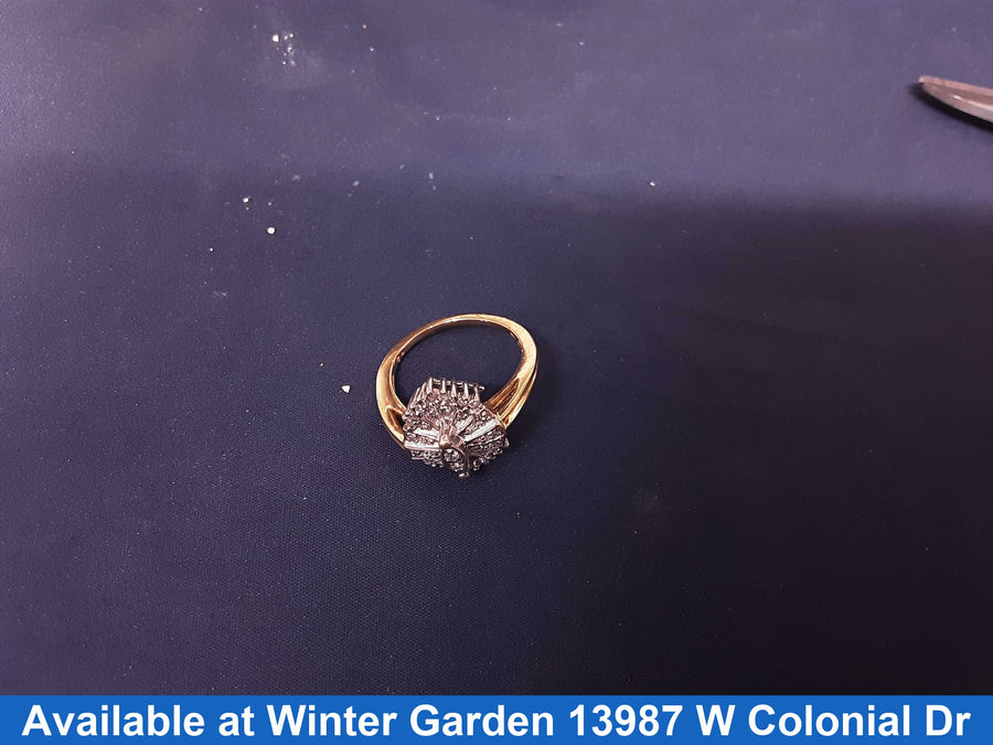 Women's Ring - Yellow Gold 14k (.585) 4.5 grams Size 7.5