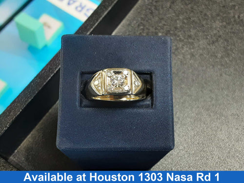 Men's Ring - Yellow Gold 14k (.585) 7.9 grams Size 9.5