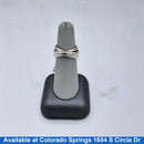 Women's Ring - White Gold 18k (.750) 9.5 grams Size 7