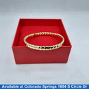 Bangle Bracelet - Yellow Gold 14k (.585) 7.9 grams 7 inch